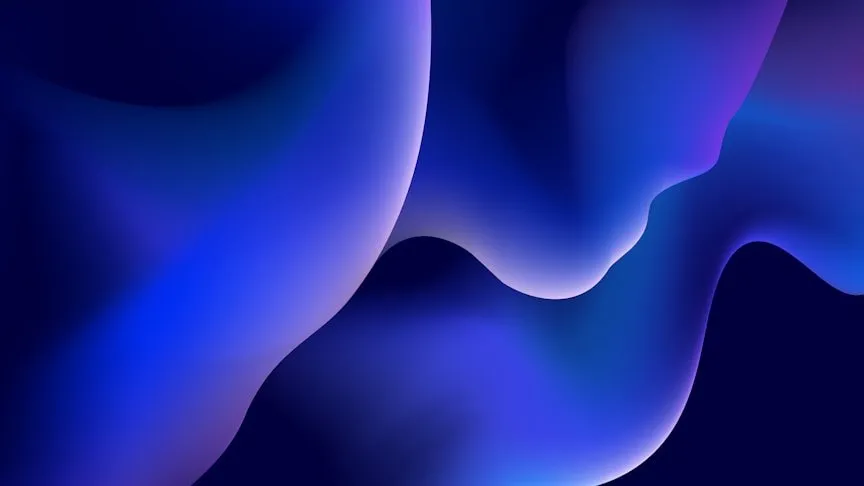 Abstract dark blue and violet waves